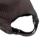 Bottega Veneta Campana Intrecciato Leather Shoulder Bag Brown — view 4