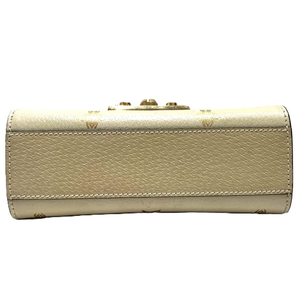 Gucci Padlock Bee Star Shoulder Bag Leather — view 3