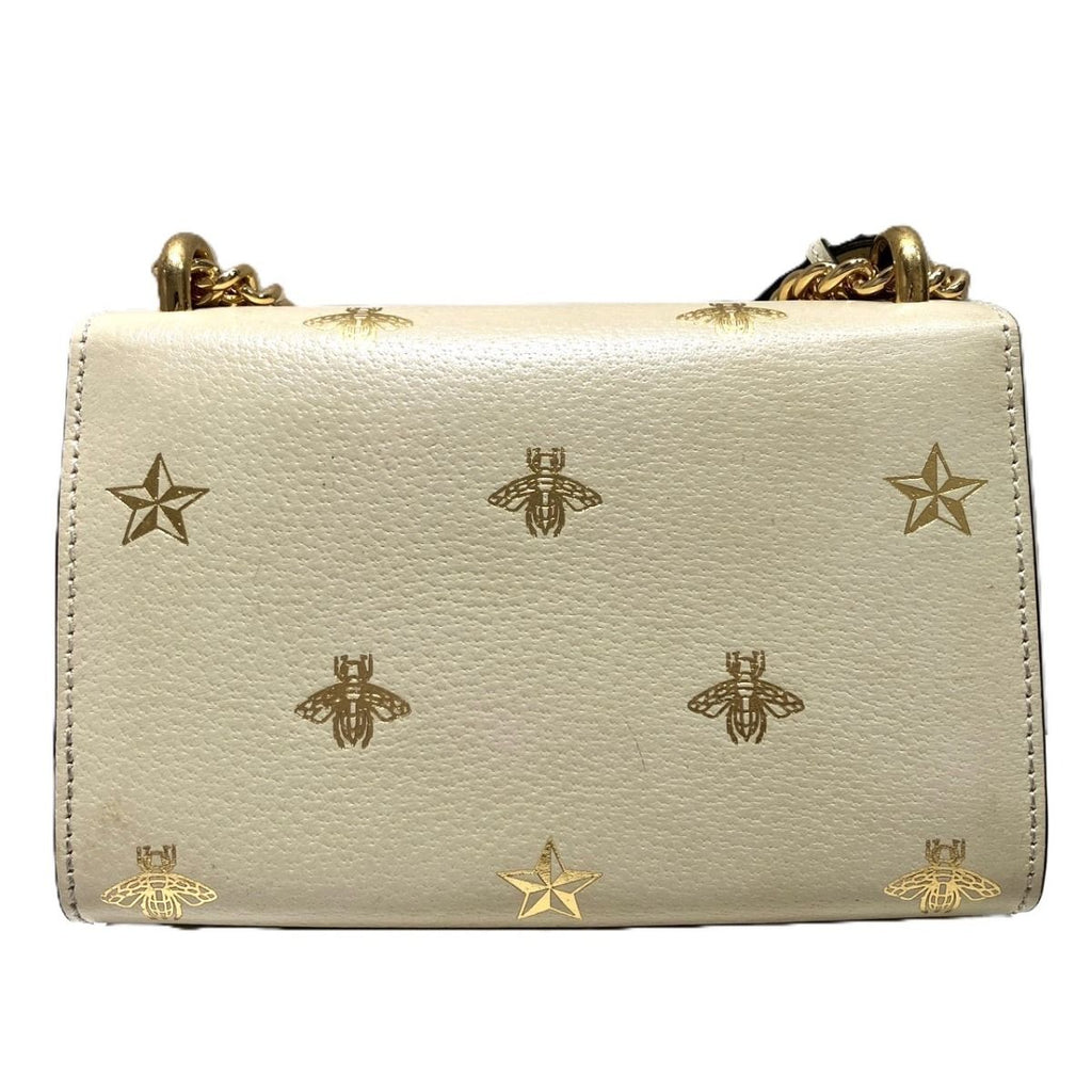 Gucci Padlock Bee Star Shoulder Bag Leather — view 2