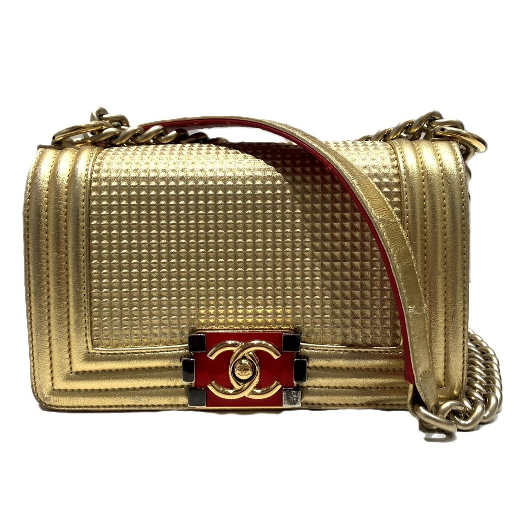 Chanel Boy 20 Small Shoulder Bag Leather