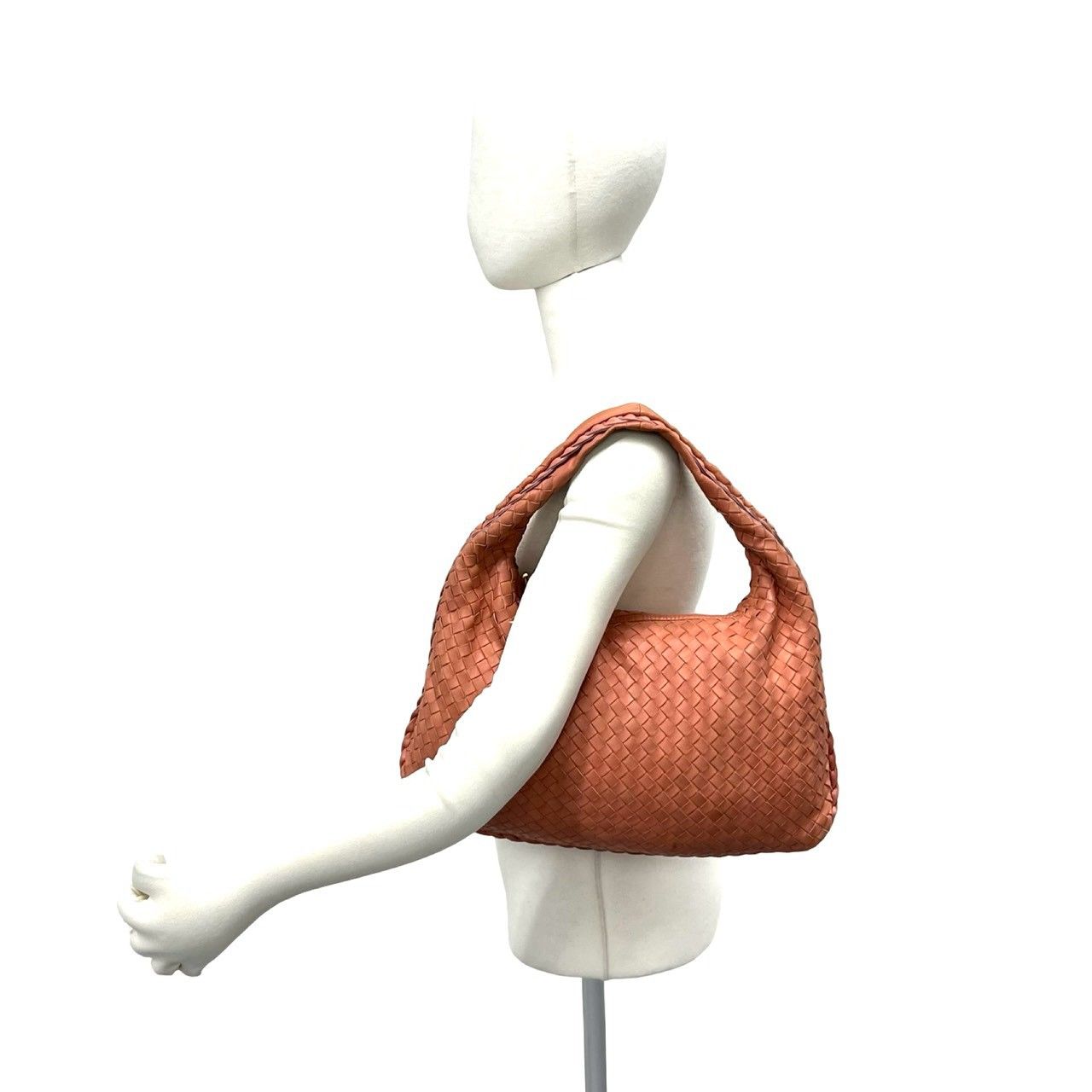 Bottega Veneta Intrecciato Leather Shoulder Bag Brown — view 2