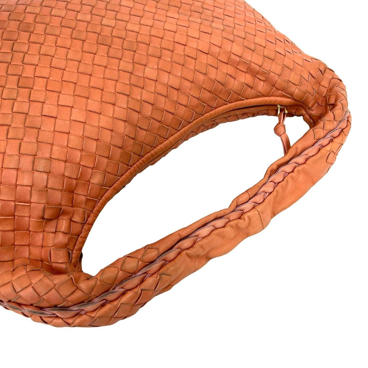 Bottega Veneta Intrecciato Leather Shoulder Bag Brown — view 4