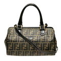 Fendi Zucchini Vintage Boston Bag Leather