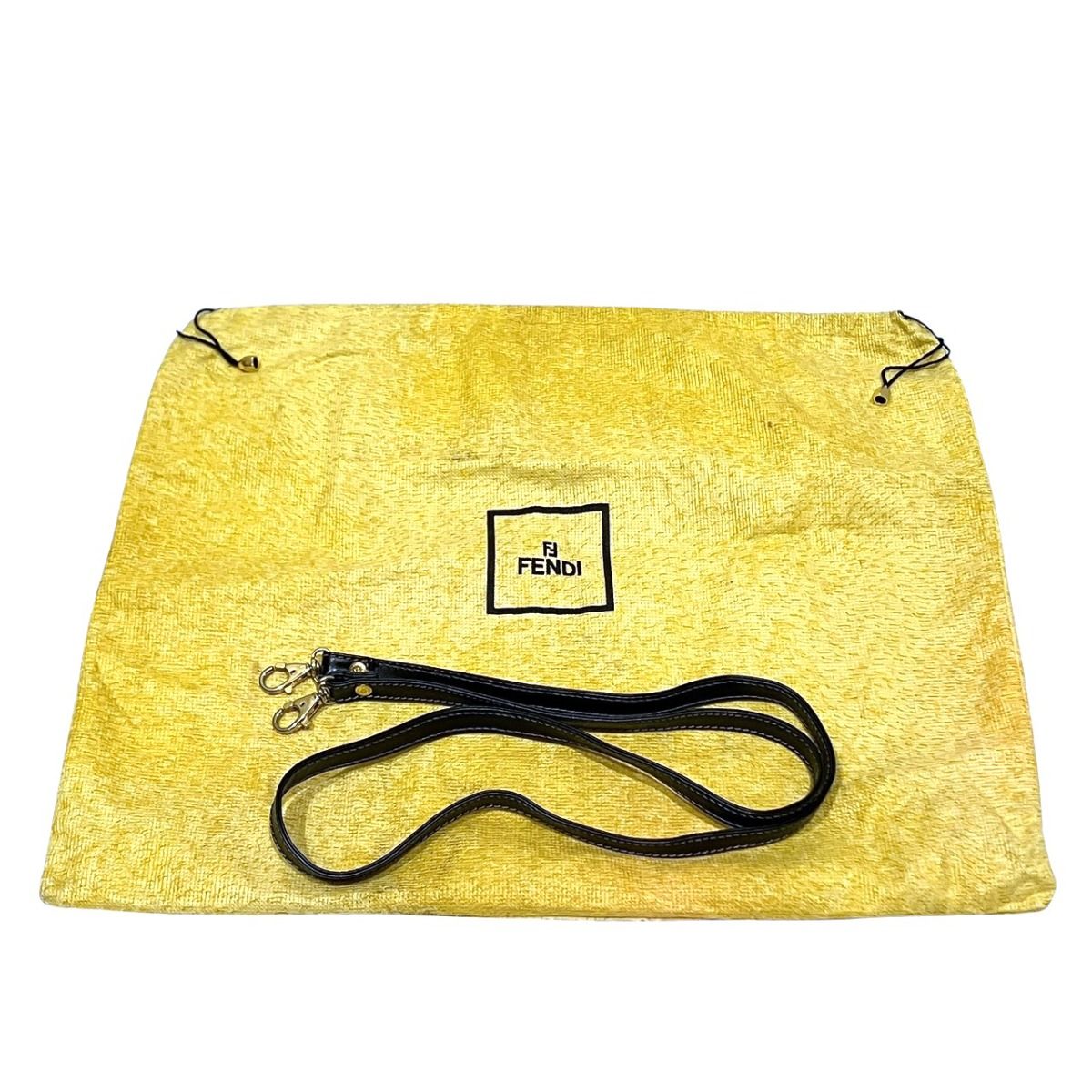 Fendi Zucchini Vintage Boston Bag Leather — view 4