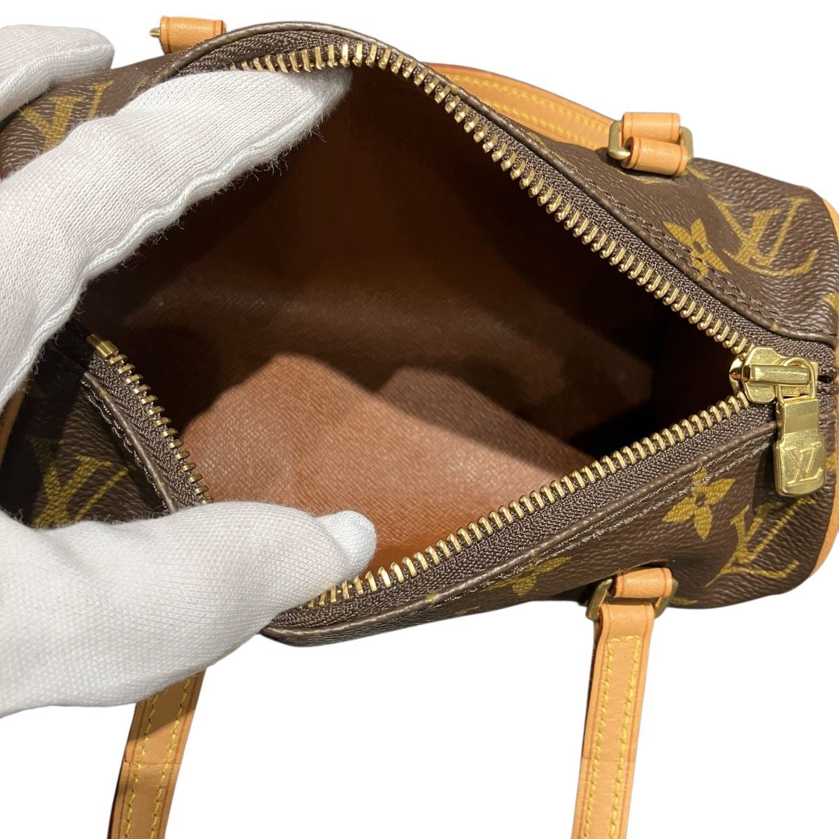 Louis Vuitton Papillon Monogram Handbag Canvas — view 6