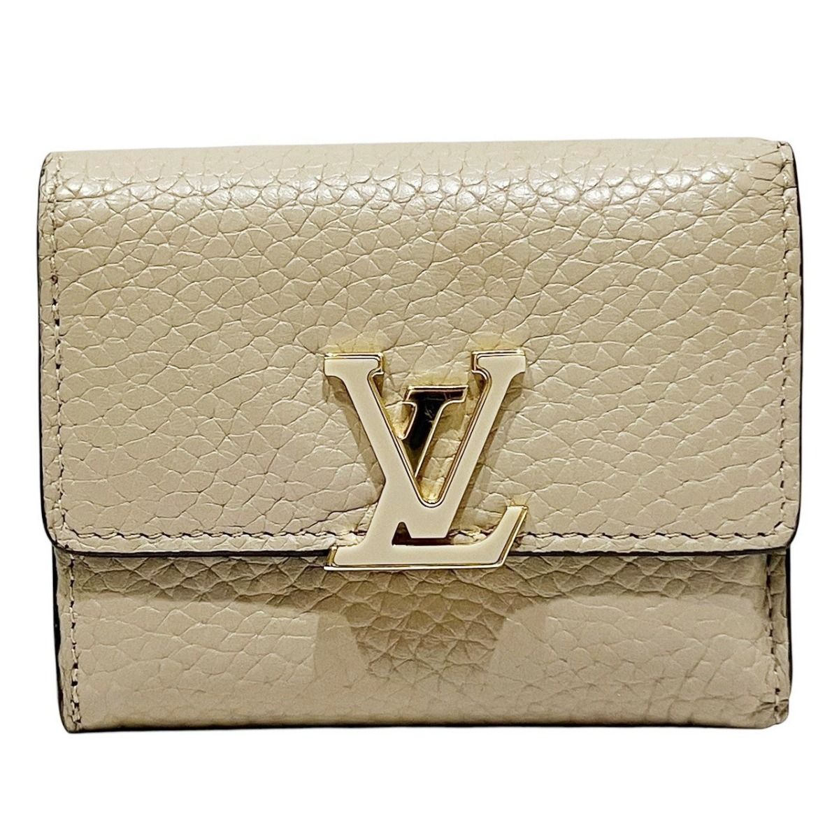 Louis Vuitton Portefeuille Capucines XS Trifold Wallet Taurillon Leather