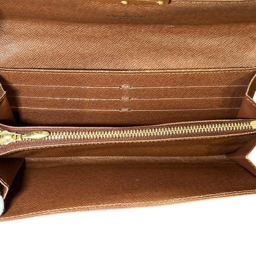 Louis Vuitton Portefeuille Sarah Monogram Wallet Canvas — view 3