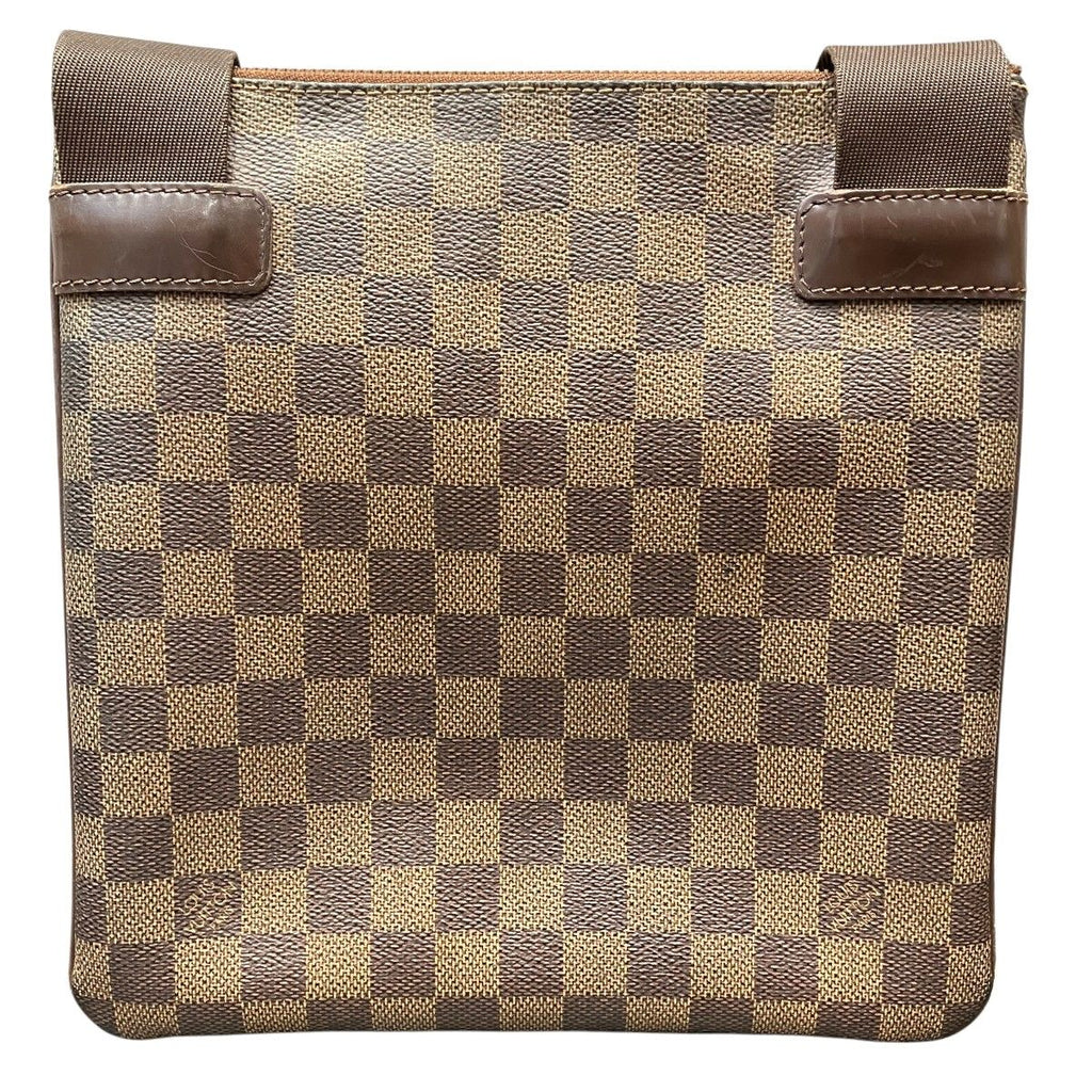 Louis Vuitton Pochette Melville Damier Ebene Shoulder Bag Canvas — view 2