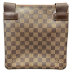 Louis Vuitton Pochette Melville Damier Ebene Shoulder Bag Canvas — view 2