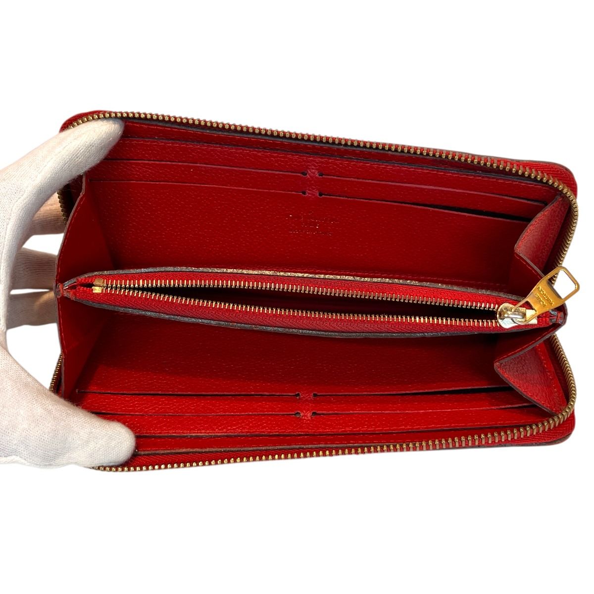 Louis Vuitton Portefeuille Clemence Monogram Empreinte Wallet Canvas — view 3