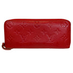 Louis Vuitton Portefeuille Clemence Monogram Empreinte Wallet Canvas