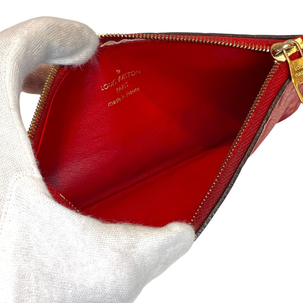 Louis Vuitton Portefeuille Clemence Monogram Empreinte Wallet Canvas — view 6