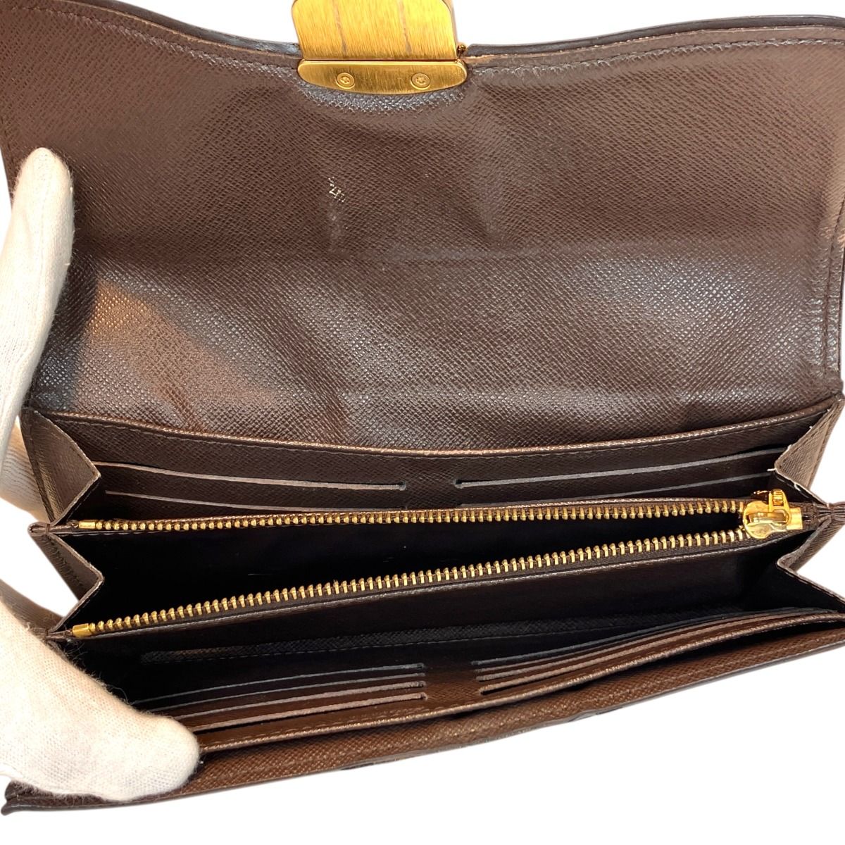 Louis Vuitton Portefeuille Sistine Damier Line Wallet Canvas — view 3