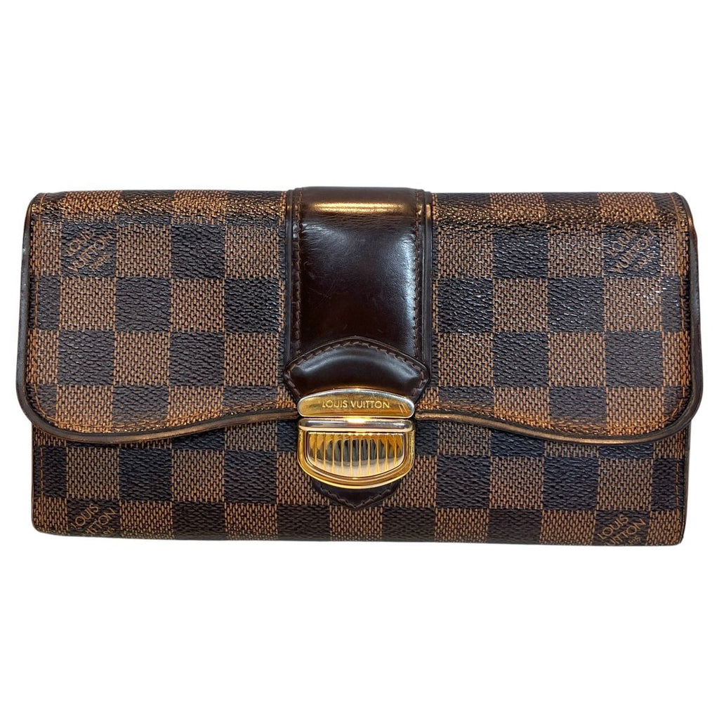 Louis Vuitton Portefeuille Sistine Damier Line Wallet Canvas