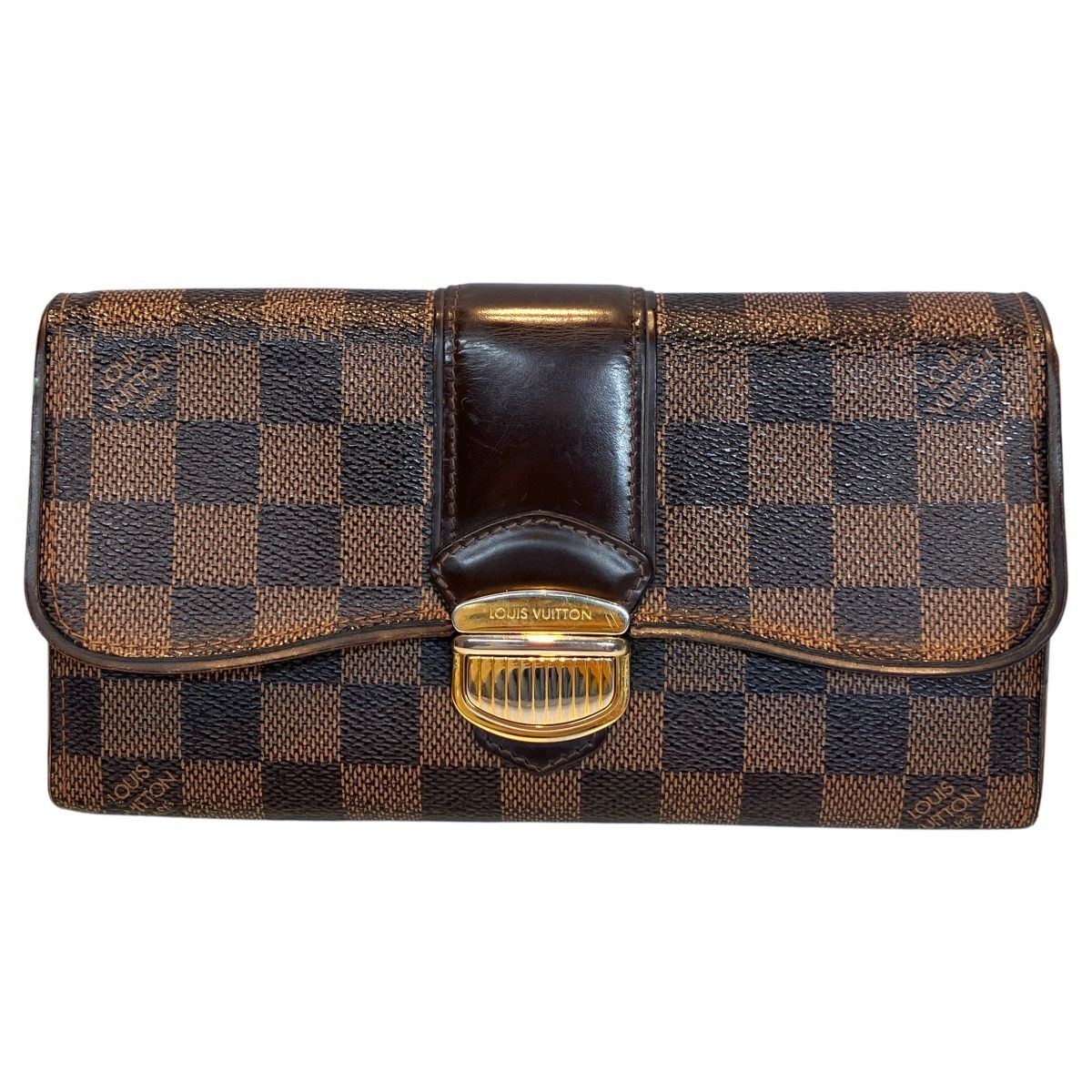 Louis Vuitton Portefeuille Sistine Damier Line Wallet Canvas