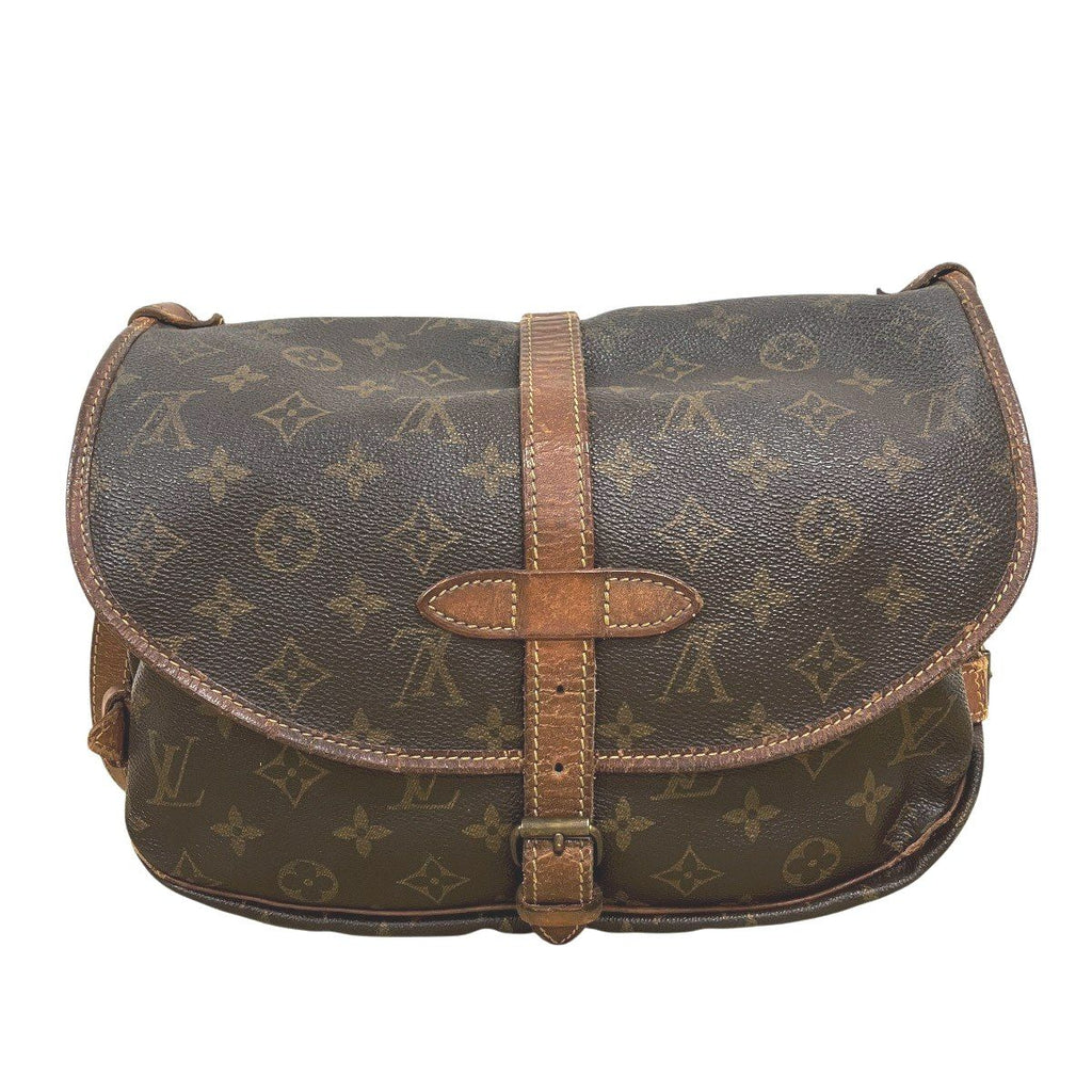 Louis Vuitton Saumur 30 Monogram Shoulder Bag Canvas — view 2