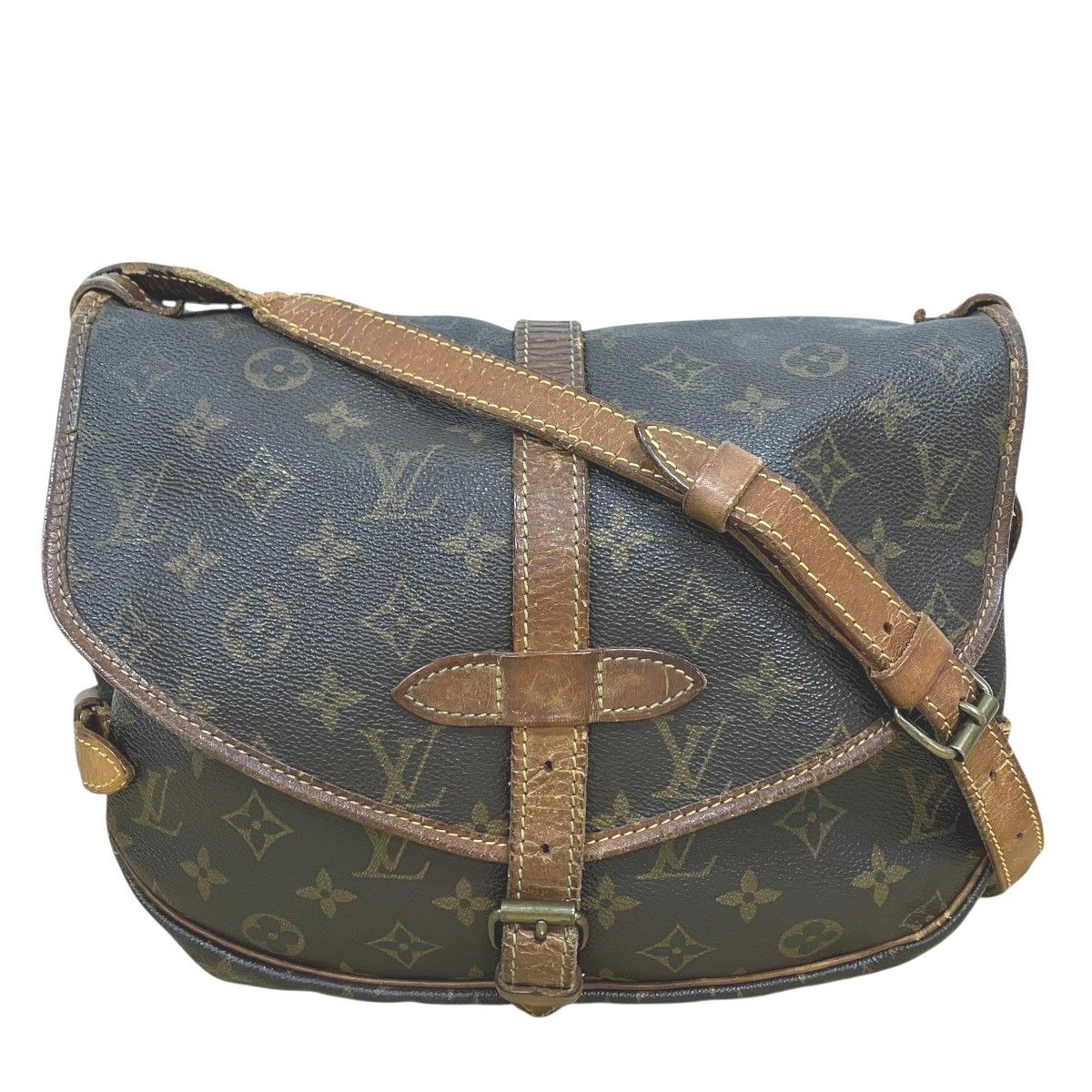 Louis Vuitton Saumur 30 Monogram Shoulder Bag Canvas