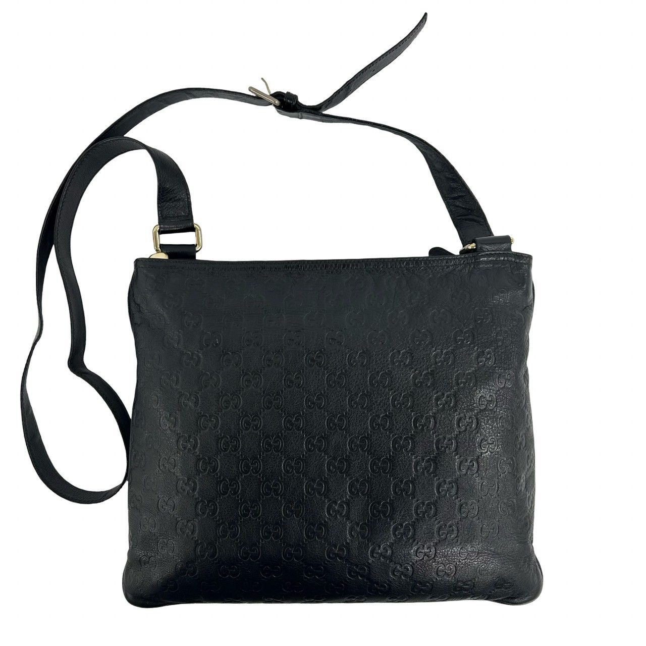 Gucci Guccissima GG All Over Pattern Log Leather Shoulder Bag Cross Crossbody — view 3