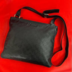 Gucci Guccissima GG All Over Pattern Log Leather Shoulder Bag Cross Crossbody