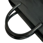 Prada Plastic Handle Hand Triangle Logo Tote Bag — view 2