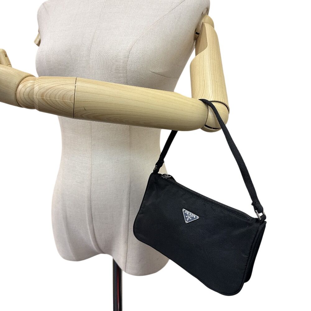 Prada Mini Bag Logo Accessory Pouch Triangle — view 7