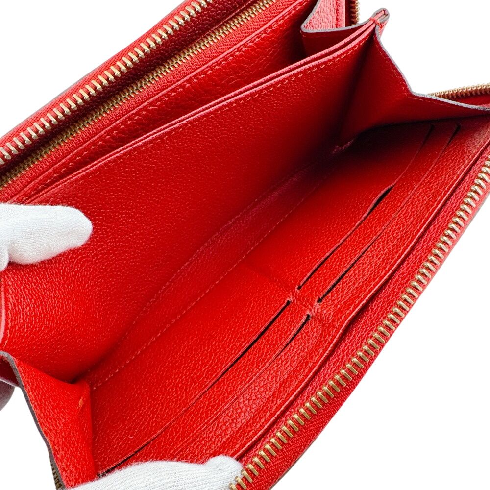 Louis Vuitton Zip Around Portefeuille Clemence Empreinte Wallet — view 7