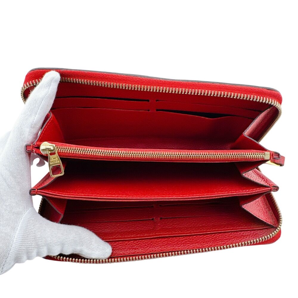 Louis Vuitton Zip Around Portefeuille Clemence Empreinte Wallet — view 6