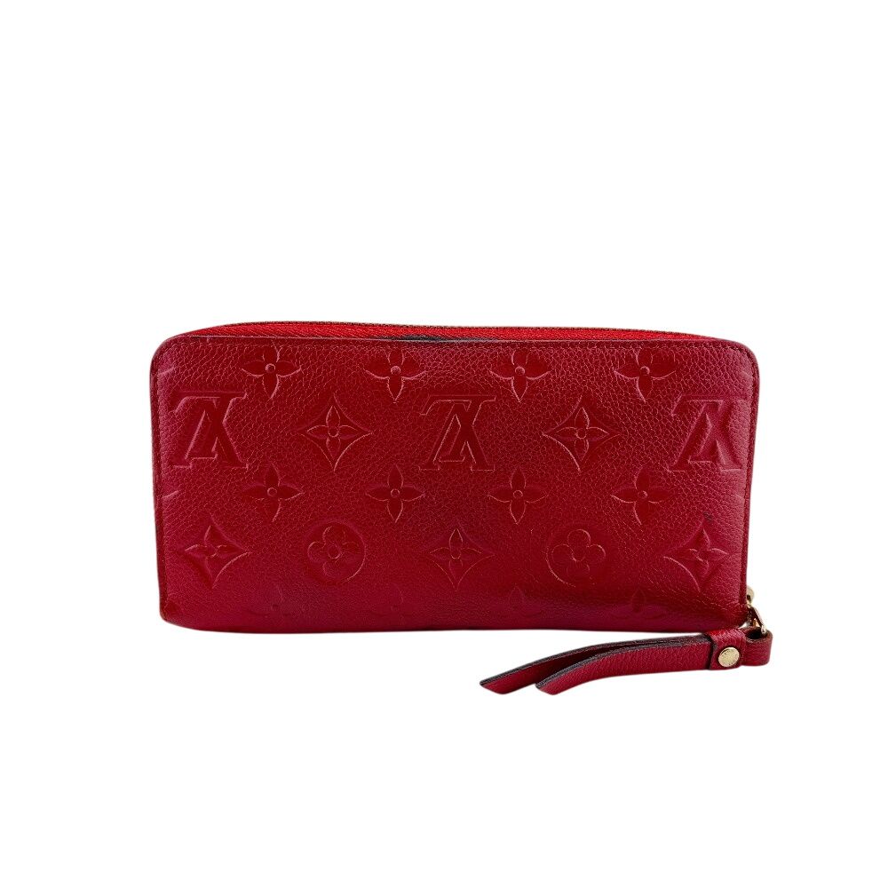 Louis Vuitton Zip Around Portefeuille Clemence Empreinte Wallet