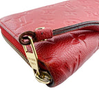 Louis Vuitton Zip Around Portefeuille Clemence Empreinte Wallet — view 4