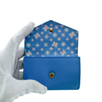 Louis Vuitton Portefeuille Lock Mini Taurillon Trifold Wallet — view 6