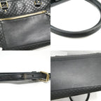 Gucci Micro Guccissima 2-Way Tote Bag Shoulder Black Leather — view 6