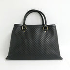 Gucci Micro Guccissima 2-Way Tote Bag Shoulder Black Leather — view 2