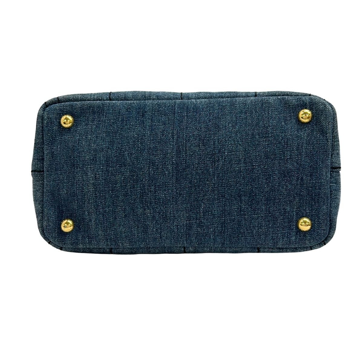 Prada Tote Bag Navy — view 5