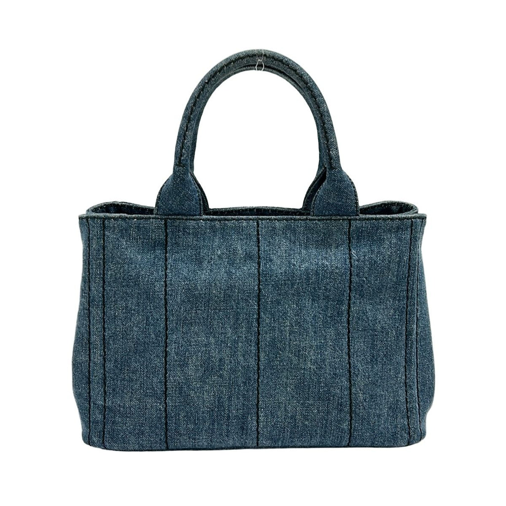 Prada Tote Bag Navy — view 3