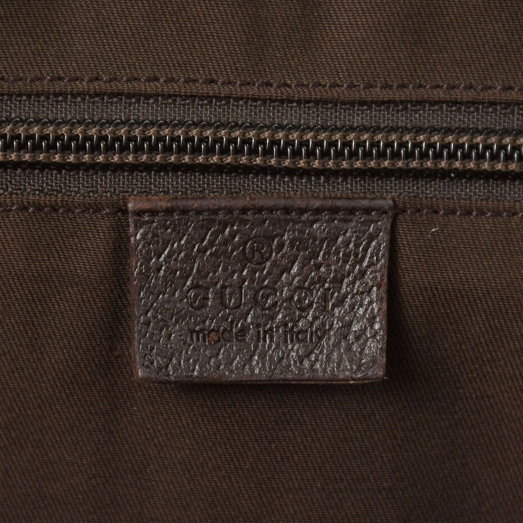 Gucci GG Canvas Boston Bag Sherry Line Brown Beige — view 7