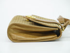 Gucci Vintage Interlocking Micro GG Shoulder Bag Canvas Beige — view 4