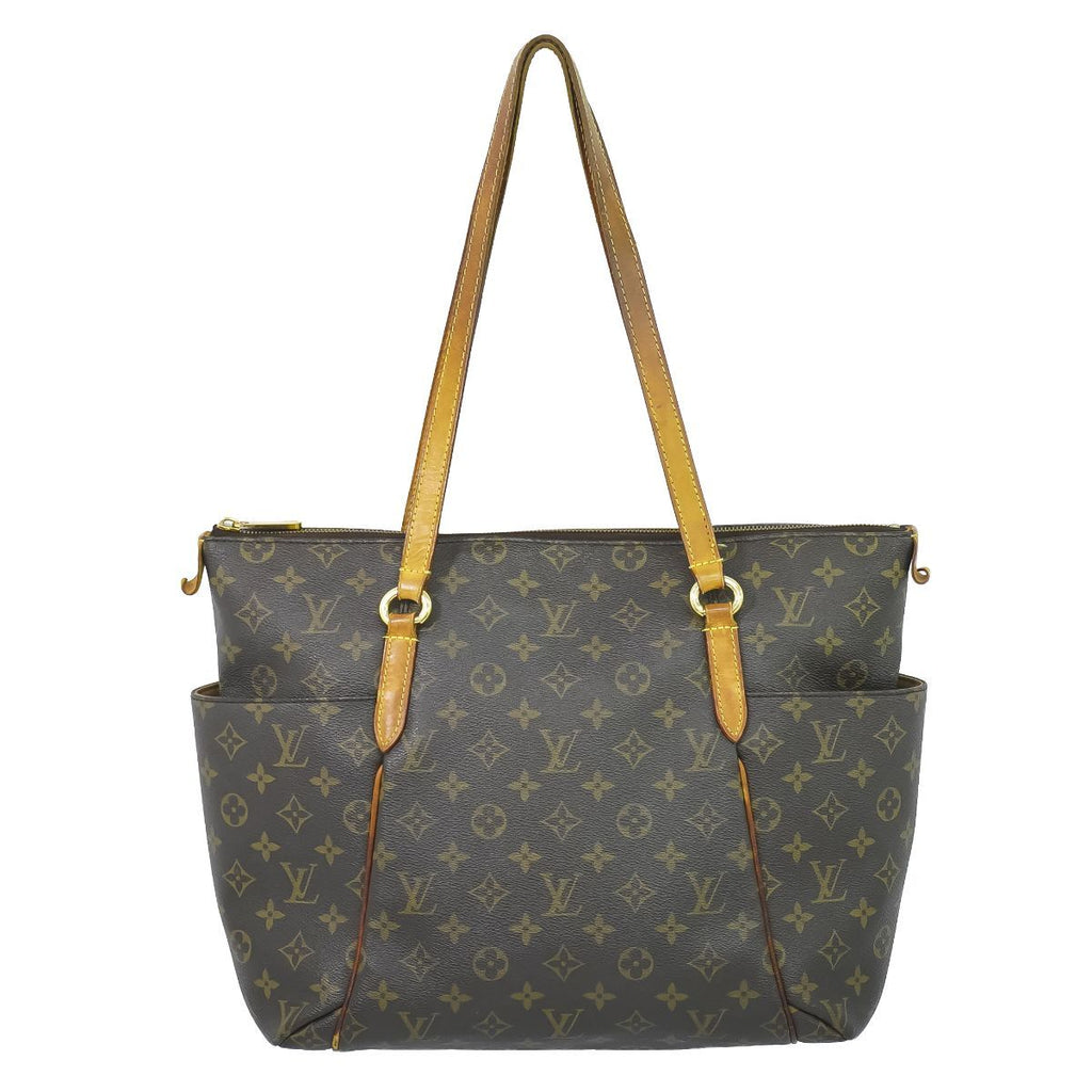 Louis Vuitton LV Totally MM Monogram Shoulder Bag Tote Brown Vintage