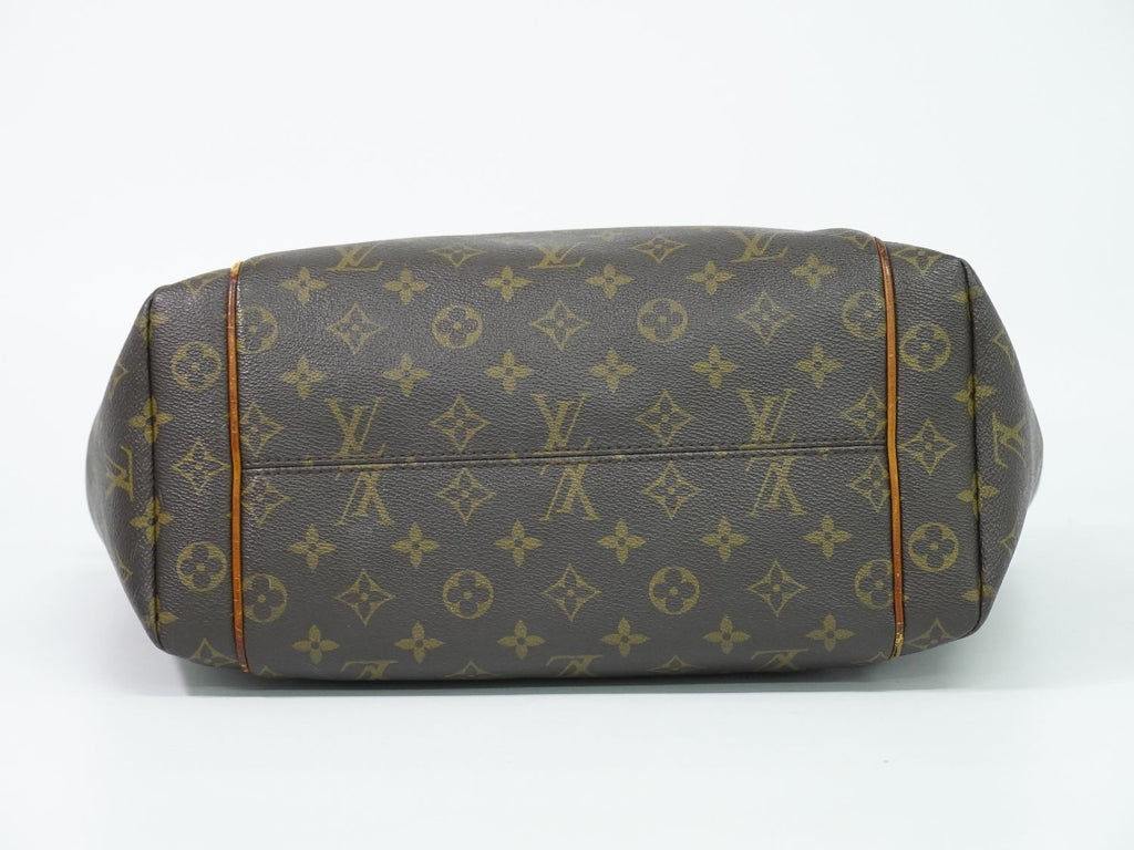 Louis Vuitton LV Totally MM Monogram Shoulder Bag Tote Brown Vintage — view 3