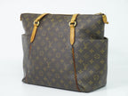 Louis Vuitton LV Totally MM Monogram Shoulder Bag Tote Brown Vintage — view 2