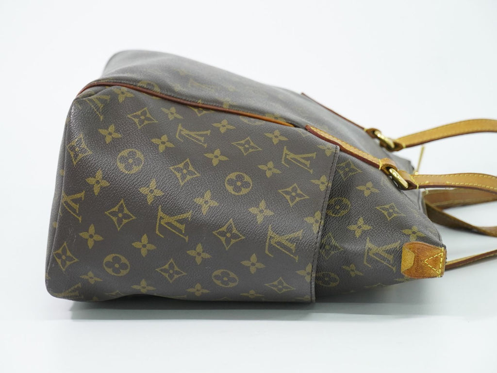 Louis Vuitton LV Totally MM Monogram Shoulder Bag Tote Brown Vintage — view 4