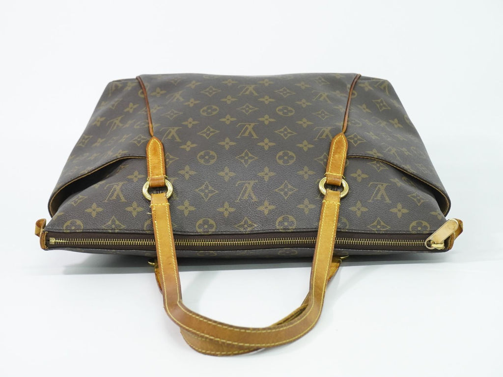 Louis Vuitton LV Totally MM Monogram Shoulder Bag Tote Brown Vintage — view 5