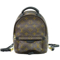 Louis Vuitton LV Palm Springs Backpack Mini Monogram Brown Vintage