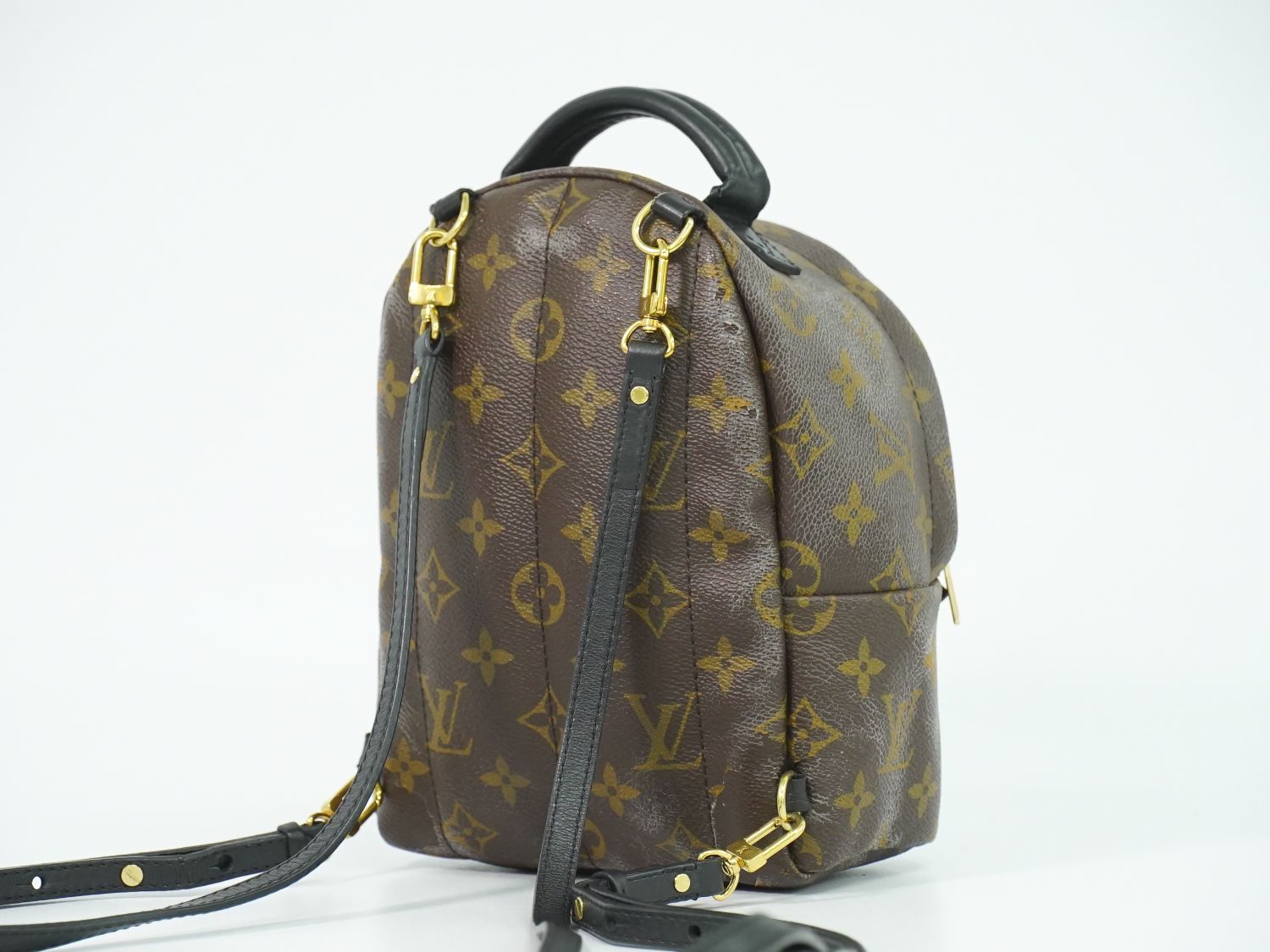 Louis Vuitton LV Palm Springs Backpack Mini Monogram Brown Vintage — view 2