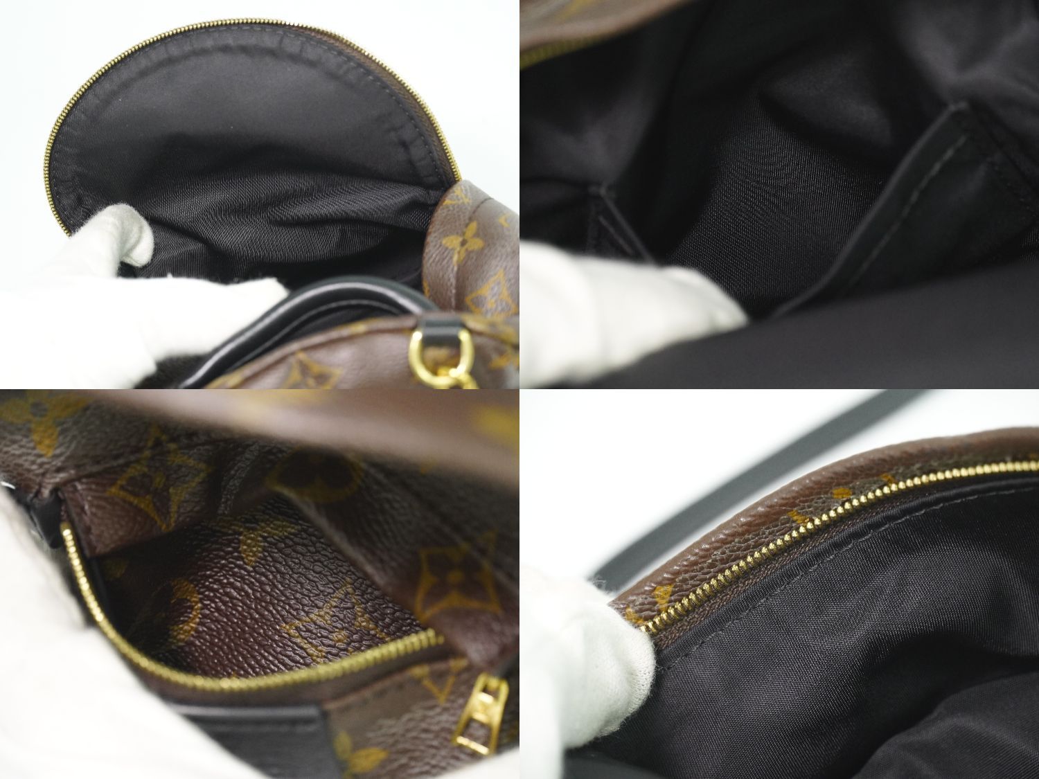 Louis Vuitton LV Palm Springs Backpack Mini Monogram Brown Vintage — view 8