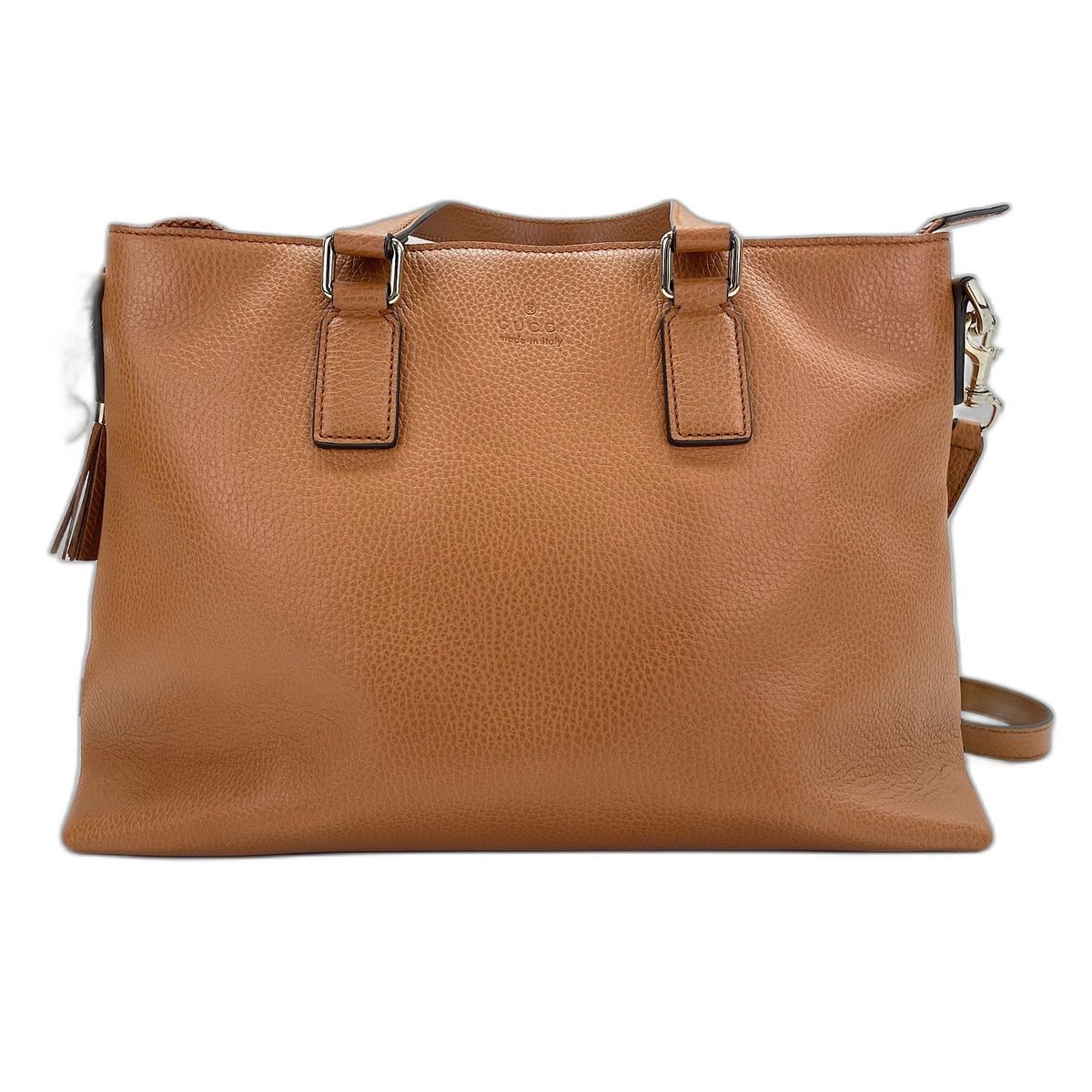 Gucci Tote Bag Bamboo Brown — view 2