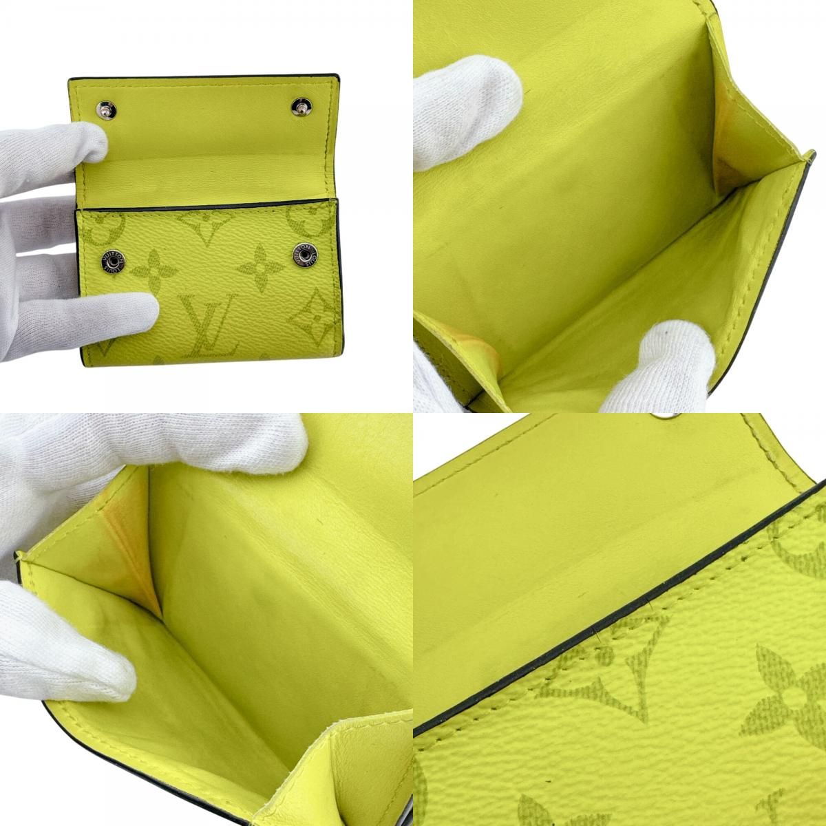 Louis Vuitton Compact Wallet Mini Taigarama Discovery Trifold — view 7