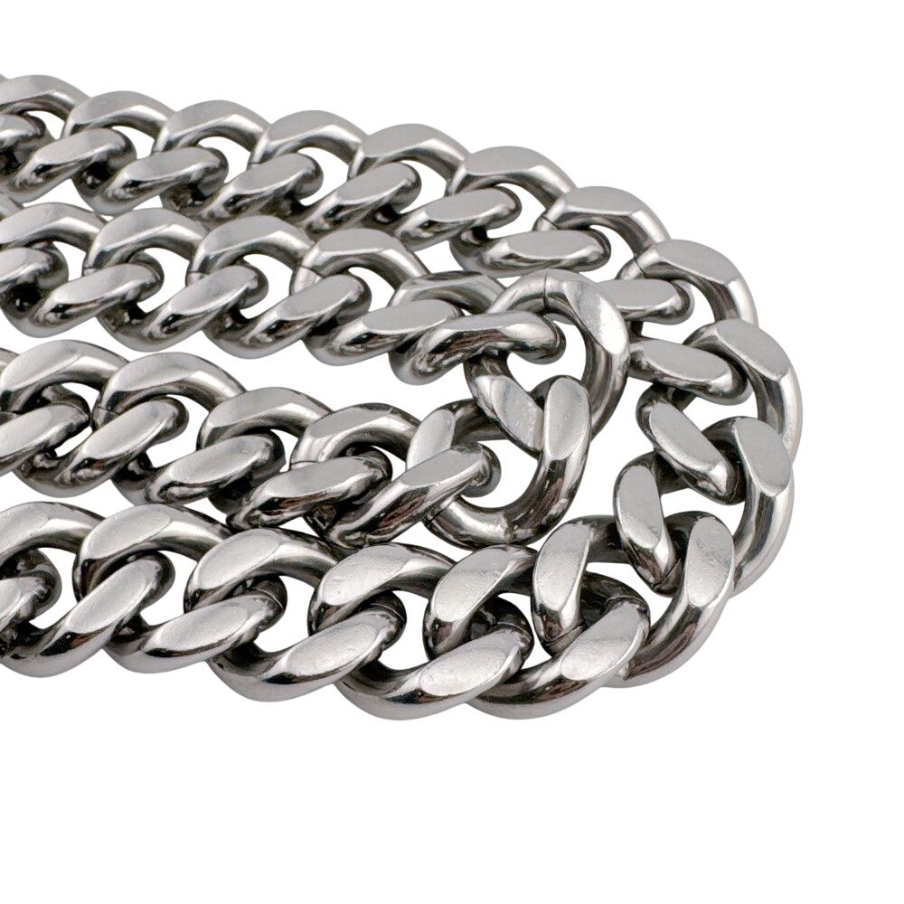 Fendi Logo Necklace Silver — view 7