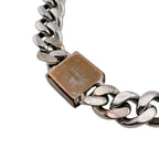 Fendi Logo Necklace Silver — view 6