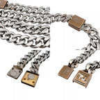 Fendi Logo Necklace Silver — view 8