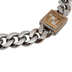Fendi Logo Necklace Silver — view 4